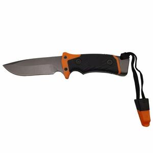 IdeallStore® vadászkés, Survival penge, 20, 5 cm, rozsdamentes acél, narancssárga, tok mellékelve kép