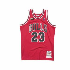 MITCHELL & NESS NBA CHICAGO BULLS MICHAEL JORDAN FINALS 97'- 23 AUTHENTIC JERSEY kosárlabda mez Piros 3XL kép