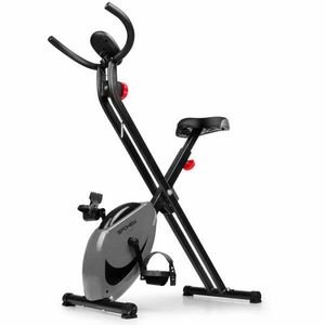 Spokey Xfit+ mágneses Szobakerékpár 1, 8kg lendkerékkel és 8 programmal - fekete-szürke kép