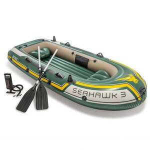 Intex Seahawk 3 személyes felfújható Gumicsónak 295x137x43cm (68380NP) - zöld-sárga kép