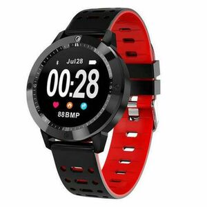 iUni CF58 Fitness karkötő, OLED kijelző, Bluetooth, lépésszámláló, impulzusfigyelés, értesítések, Piros kép