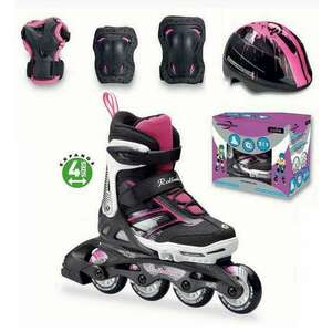 Rollerblade Spitfire Cube gyermek görkorcsolya szett fekete/pink 36, 5-40, 5 kép