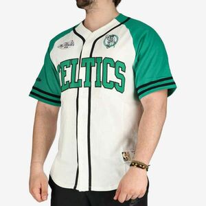 MITCHELL & NESS BOSTON CELTICS Practice Day Button Front Jersey kosárlabda mez Fehér XL kép