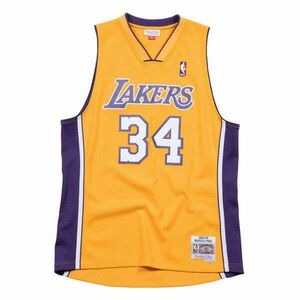 MITCHELL & NESS LOS ANGELES LAKERS SHAQUILLE O'NEAL 99-00' SWINGMAN 2.0 JERSEY kosárlabda mez Sárga 3XL kép