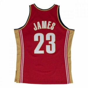 MITCHELL & NESS CLEVELAND CAVALIERS LEBRON JAMES 2003-04' - 23 ROAD SWINGMAN 2.0 kosárlabda mez Piros XL kép