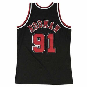 MITCHELL & NESS NBA CHICAGO BULLS DENNIS RODMAN SWINGMAN JERSEY kosárlabda mez Fekete XXL kép