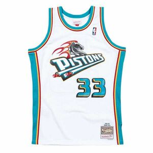 MITCHELL & NESS DETROIT PISTONS GRANT HILL 1998-99' - 33 SWINGMAN 2.0 JERSEY kosárlabda mez Fehér L kép