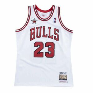 MITCHELL & NESS NBA Authentic Jersey Chicago Bulls 1998-99 Michael Jordan kosárlabda mez Fehér XL kép