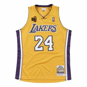 MITCHELL & NESS LOS ANGELES LAKERS KOBE BRYANT 09-10' - 24 AUTHENTIC JERSEY kosárlabda mez Sárga S kép