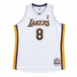 MITCHELL & NESS LOS ANGELES LAKERS KOBE BRYANT 03-04'- 8 AUTHENTIC JERSEY kosárlabda mez Fehér XL kép