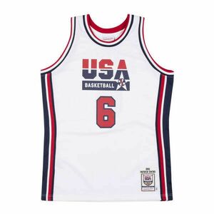 MITCHELL & NESS USA BASKETBALL 1992 PATRICK EWING AUTHENTIC HOME JERSEY kosárlabda mez Fehér S kép