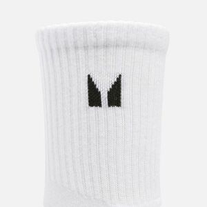 MP Unisex Crew Socks (5 Pack) - White - UK 2-5 kép