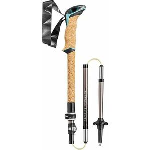 LEKI Trekking botok Cressida FX Carbon, barnametál-menta-csokoládébarna metál, 100 - 120 cm kép