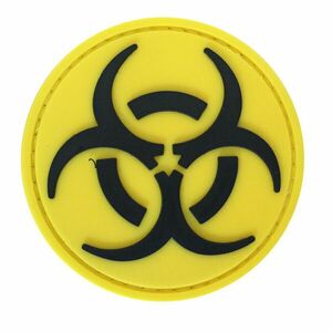 WARAGOD Tapasz 3D Round Biohazard 6cm kép