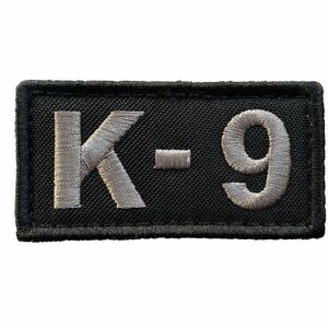 WARAGOD FELVARRÓ Embroidery K-9 Patch Black and Gray kép