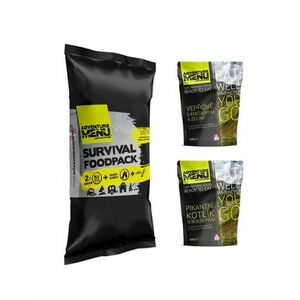 Adventure Menu Survival Food pack menu II, Sertéshús knédlivel és káposztával és fűszeres étel bulgurral kép