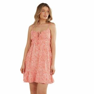 FUNDANGO-Sarah Dress-347-cherry Piros XL kép