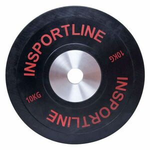 Gumis súlytárcsa inSPORTline Bumper Plate 10 kg 50 mm kép