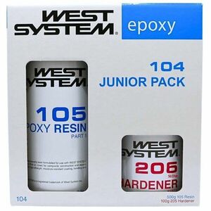 West System Junior Pack Slow 105+206 Transparent 600 g Hajó gyanta kép