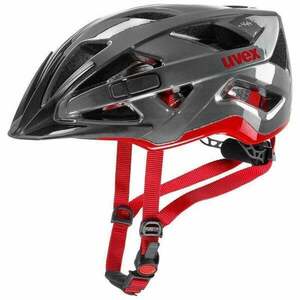 UVEX Active Anthracite/Red 56-60 Kerékpár sisak kép