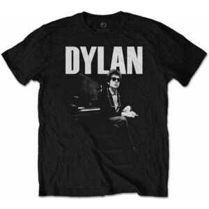 Bob Dylan Ing At Piano Black XL kép