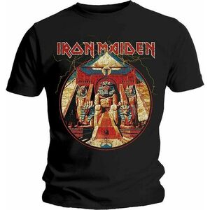 Iron Maiden Ing Powerslave Lightning Circle Black M kép