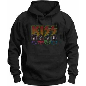 Kiss Pulóver Logo, Faces & Icons Black XL kép