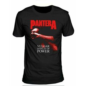 Pantera Ing Unisex Vulgar Display of Power Red Black S kép