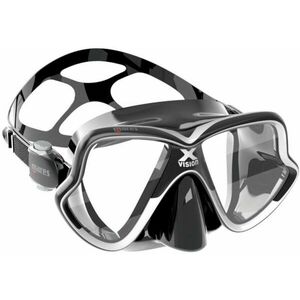 Mares X-Vision MID 2.0 Black/Black White Transparent UNI Úszó maszk kép