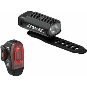 Lezyne Hecto Drive 500XL / KTV Pro Black Front 500 lm / Rear 75 lm Lámpa szett kép