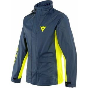 Dainese Storm 2 Jacket Black Iris/Fluo Yellow 2XL Motoros esőruha kép