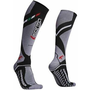 Forma Boots Zokni Road Compression Socks Black/Grey 43/46 kép