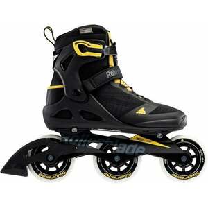 Rollerblade Macroblade 100 3WD Black/Saffron Yellow 42, 5 Inline Görkorcsolya kép