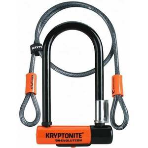 Kryptonite Evolution Mini-7 W/120cm Flex 83x178mm Orange/Black Acél kábel-Zár kép