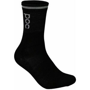 POC Thermal Grey/Uranium Black L Kerékpáros zoknik kép