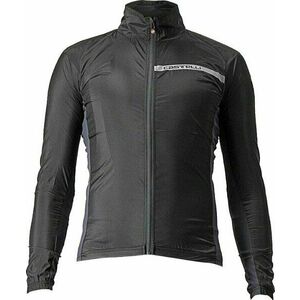 Castelli Squadra Stretch Kabát Light Black/Dark Gray 3XL kép