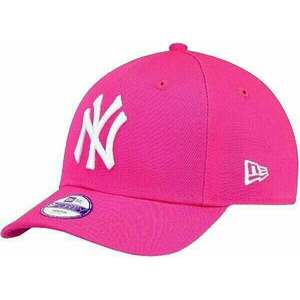 New York Yankees 9Forty K MLB League Basic Hot Pink/White Youth Baseball sapka kép