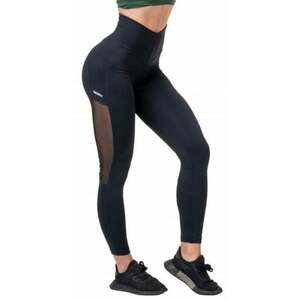 Nebbia High-Waist Mesh Black S Fitness nadrág kép