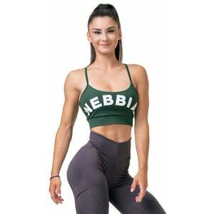 Nebbia Classic Hero Cut-Out Sports Bra Dark Green L Fitness fehérnemű kép