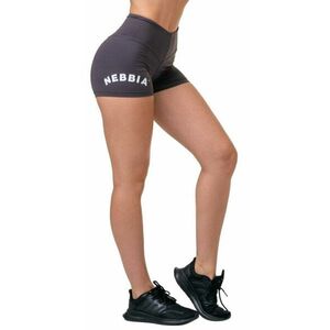 Nebbia Classic Hero High-Waist Shorts Marron XS Fitness nadrág kép