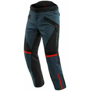 Dainese Tempest 3 D-Dry Ebony/Black/Lava Red 64 Regular Motoros nadrágok kép