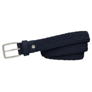 Alberto Basic Braided Womens Navy 85 cm Szalag kép