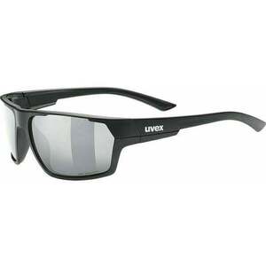 UVEX Sportstyle 233 Polarized Black Mat/Litemirror Silver Kerékpáros szemüveg kép