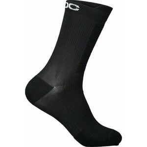 POC Lithe MTB Mid Sock Uranium Black S Kerékpáros zoknik kép