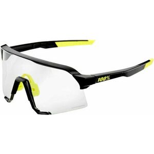 100% S3 Gloss Black/Photochromic Kerékpáros szemüveg kép