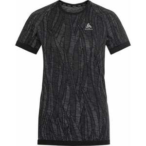 Odlo The Blackcomb Light Short Sleeve Base Layer Women's Black/Space Dye S Rövidujjú futópólók kép