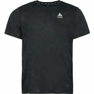 Odlo The Zeroweight Engineered Chill-tec Running T-shirt Shocking Black Melange M Rövidujjú futópólók kép