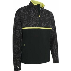 Callaway Abstract Camo Printed Wind 1/4 Zip Caviar 2XL Pulóver kép