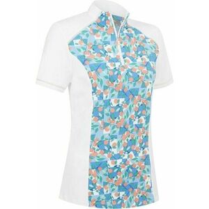 Callaway Women Cubist Oranges Polo Brilliant White L Rövid ujjú póló kép