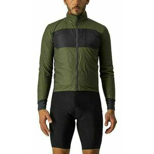 Castelli Unlimited Puffy Kabát Light Military Green/Dark Gray S kép